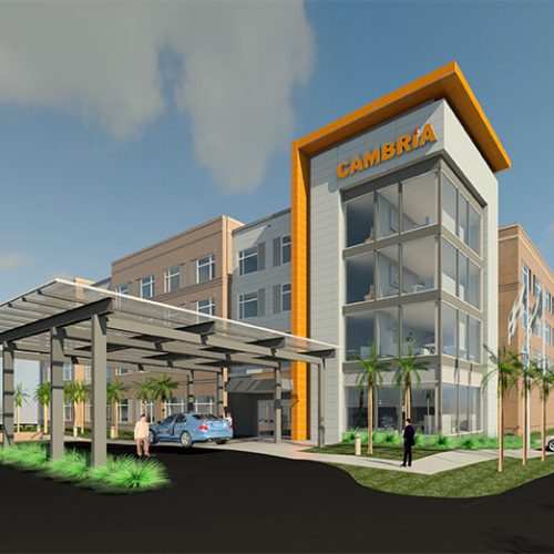 Rendering of South Carolina Cambria Suites Project
