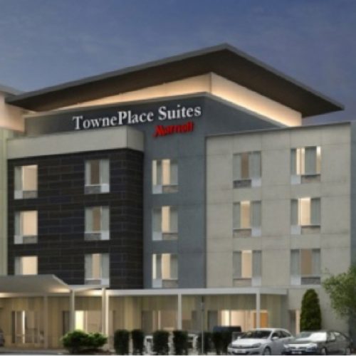 Blurred Rendering of Towneplace Suites by Marriott