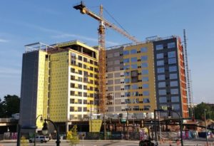 Ongoing Building Construction Of A Hotel