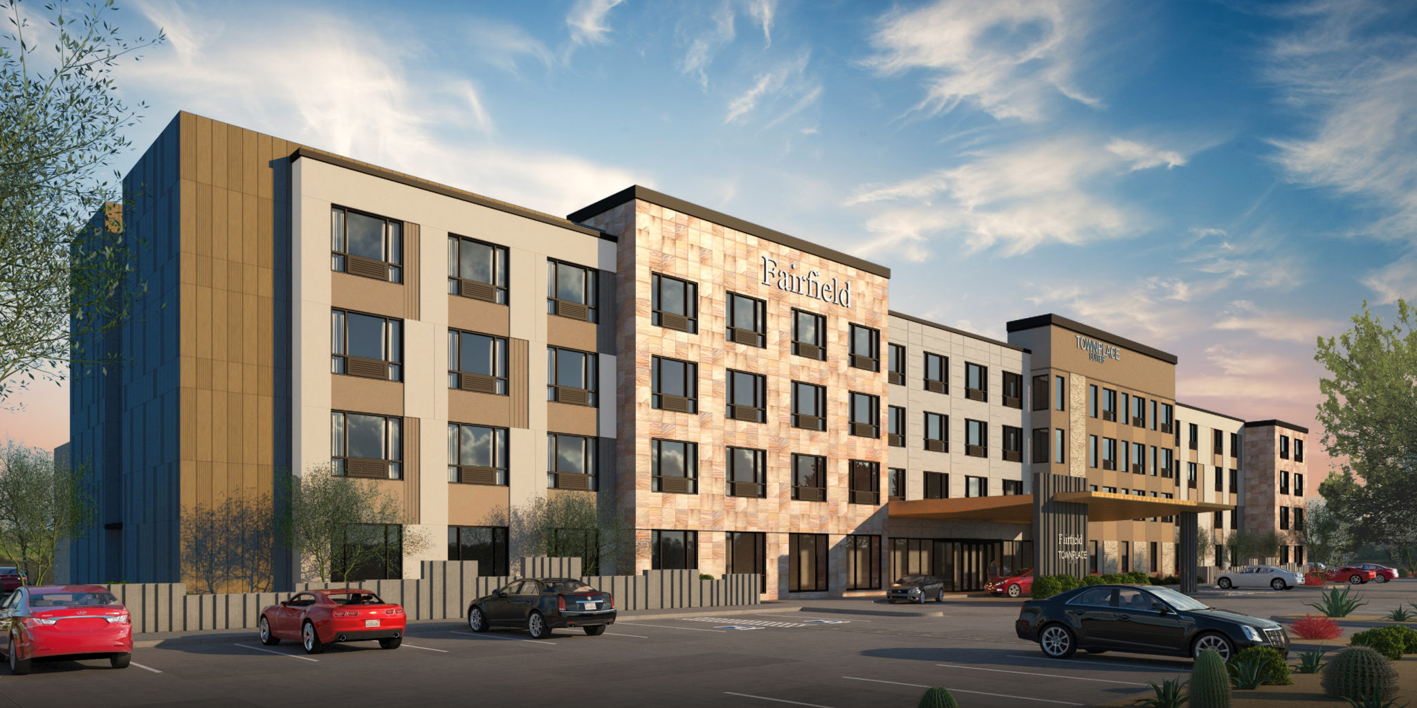 Modern Fairfield Inn And Towneplace Suites