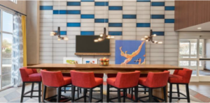 Hampton Inn Suites Dining Area