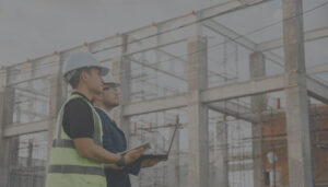 Developers looking at a construction project